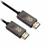 BRobotix Cable HDMI de Alta Velocidad HDMI 2.0 Macho - HDMI 2.0 Macho, 4K, 60Hz, 50 Metros, Negro