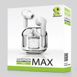 BRobotix Audífonos Intrauriculares con Micrófono TWS Max, Inalámbrico, Bluetooth, Cancelación de Ruido, Blanco - Imagen adicional 2