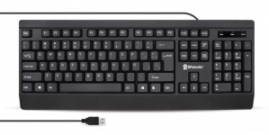 Teclado BRobotix 6007181, Teclado Mecánico, Óptico, Alámbrico, USB, Negro, Español