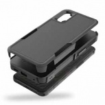 BRobotix Funda 6007990 para Galaxy XCover7, Resistente a Golpes, Negro