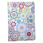 BRobotix Funda de Vinipiel para Tablet 7'', Floral Fantasy