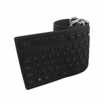 Teclado BRobotix Flexible 801935, Alámbrico, USB, Negro (Español)