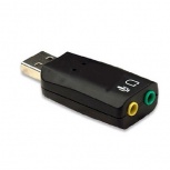 BRobotix Convertidor USB a Audio, Negro