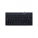 Teclado BRobotix 963067, Alámbrico, USB, Negro (Español)