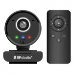 BRobotix Webcam 963166, 1920 x 1080 Pixeles, USB 2.0, Negro — incluye Control y Tripoide
