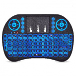 Teclado Gamer BRobotix 963814 RGB LED, Inalámbrico, Negro