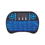 Teclado Gamer BRobotix 963814 RGB LED, Inalámbrico, Negro