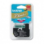 Cinta Brother M731 Negro sobre Verde, 12mm x 8m