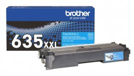 Tóner Brother TN635XXLC Super Alto Rendimiento Cian, 6.500 Páginas
