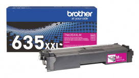 Tóner Brother TN635XXLM Super Alto Rendimiento Magenta, 6.500 Páginas