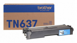 Tóner Brother TN637C Ultra Alto Rendimiento Cian, 10.000 Páginas