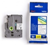 Cinta Brother TZE135 Blanco sobre Transparente, 12mm x 8 Metros image