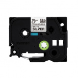 Brother Cinta TZES941G Negro sobre plata, Transferencia Térmica, 18 mm x 8 Metros, 1 Pieza