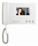 Bticino Videoportero/Interfon 330551, 4.3", Altavoz, Alámbrico, Blanco