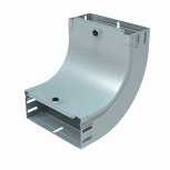 Bticino Cambio de Nivel Cóncavo 90° AM300Z, 300 x 75mm, Gris