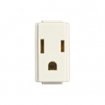 Bticino Tomacorriente E2023, 1 Enchufe, 127V, 15A, Marfil