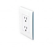 Bticino Tomacorriente E6028NAQPTL, 2 Enchufes, 127 - 250V, 15A, Blanco