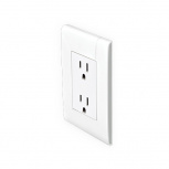 Bticino Tomacorriente E6028NLNPTL, 2 Enchufes, 127 - 250V, 15A, Blanco