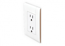 Bticino Tomacorriente E6028NMKPTL, 2 Enchufes, 127 - 250V, 15A, Blanco