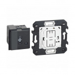Bticino Interruptor de Luz Inteligente RF K4500C, 2 Módulos, Negro/Blanco ― Incluye Gateway