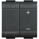 Bticino Atenuador L4411N, 2 Botones, Negro