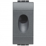 Bticino Placa con Salida para Cable L4953, 1 Módulo, Negro