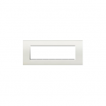 Bticino Placa para Pared LNA4807BI, 7 Puertos, 1 Pieza, Blanco