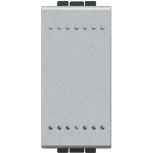 Bticino Caja con Interruptor de Pared NT4005N, 1 Módulo, Aluminio