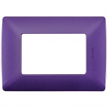 Bticino Placa de Pared QZ4803M3BLL, 3 Puertos, Lavanda