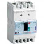 Bticino Interruptor Termomagnético 3 Polos T713N100, 600V, 100A, Entrada 600V