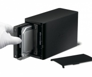 Buffalo LinkStation 220 NAS, 4TB (2 x 2TB), max. 8TB, Marvell Armada 370 0.8GHz, USB 2.0, Negro 