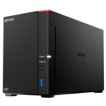 Buffalo LinkStation LS720D NAS de 2 Bahías, 8TB, Hexa-core 1.30GHz, USB 2.0/3.2, RJ-45, Negro — Incluye Discos Duros