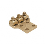 Burndy Terminal para Cable Q3A284N, 4 Orificios, Cobre