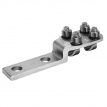 Burndy Terminal para Cable VVA302N, 2 Polos, 1/0 AWG, Aluminio, 1 Pieza