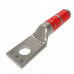 Burndy Terminal para Cable YA8CTC38, 1 Orificio, 3/8", Rojo