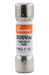 Bussmann Fusible Industrial FNQ-1-1-2, Clase CC, 1.5A, 500V