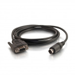 C2G Cable DB9 Hembra - 8-pin Mini Din Macho, 1.8 Metros