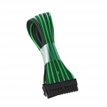 Cablemod Cable de Poder ATX 24-pin Macho - ATX 24-pin Hembra, 30cm,Verde/Negro