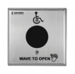 Camden Door Controls Botón para Puertas CM-324-41W, Alámbrico, Metálico