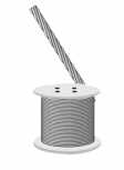 Camesa Cable de Retenida SRET318CAM, Acero Galvanizado, Resistencia 600kg