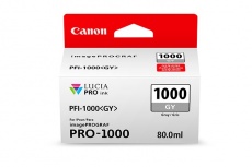 Cartucho Canon PFI-1000 Gris, 80ml