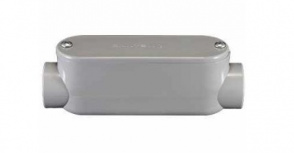 Cantex Caja Condulet CNTX-C-SCH40-3/4, 2 Puertos, 3/4", PVC