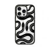 Casetify Funda King Snake para iPhone 16 Pro, Negro