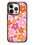 Casetify Funda Abstract Floral para iPhone 15 Pro, Multicolor