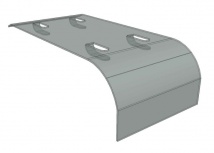 Charofil Bajada para Cable, 10cm, Negro