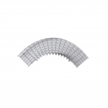 Charofil Curva Pre-Fabricada de 90°, 54/150mm, Electro Zinc (EZ)