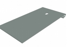 Charofil Soporte para Cámara en Charola 33mm, Electro Zinc (EZ)