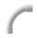 Charofil Curva de Radio Estrecho PVC 5/8'', Gris