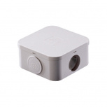 Charofil Caja Quadrix para Tubería, 4 Entradas, Blanco