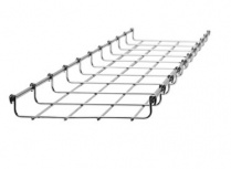 Charofil Charola Tipo Malla para Rack, 33/55mm, 3 Metros, hasta 26 Cables, Electro Zinc (EZ)